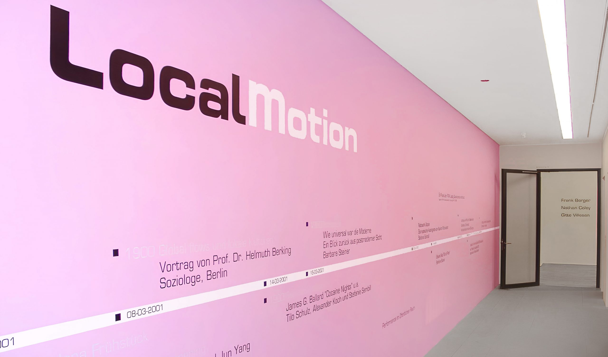 Timeline, Gestaltung Alexander Koch
