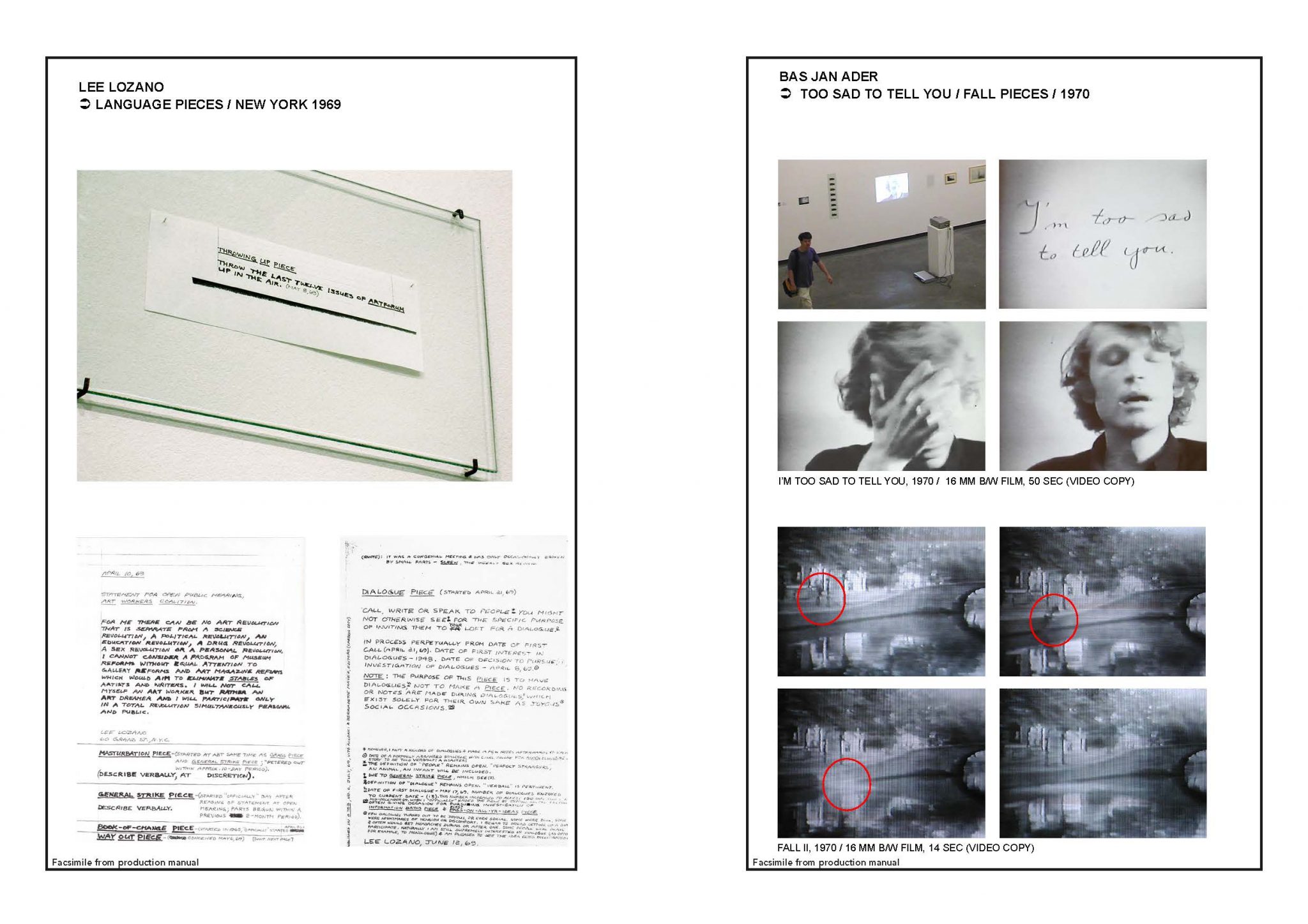 Gestures of Disappearance